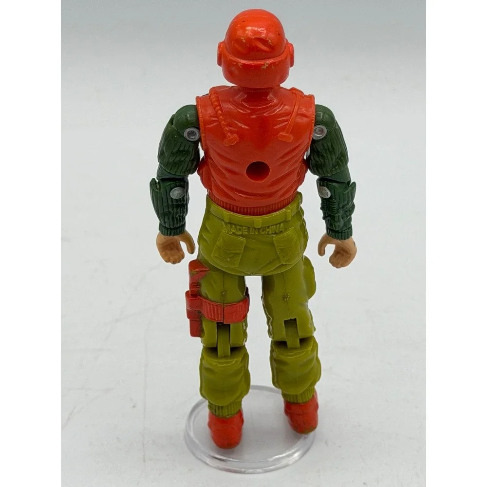 Vintage 1988 GI Joe SKIDMARK V1 Desert Fox Vehicle Driver Figure Hasbro ARAH